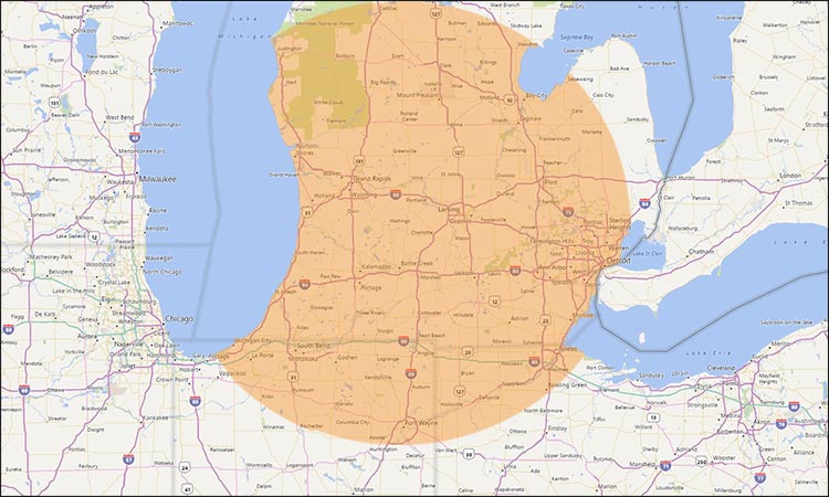 Michigan Map V4 