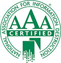 NAID AAA Certification logo