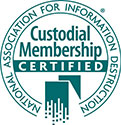 NAID Custodial Certification logo